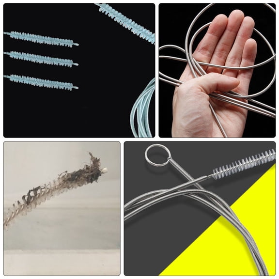 LOLIPPYY 2 Pack Flexible Refrigerator Drain Tool for Universal Fridge Drain Hole Cleaning