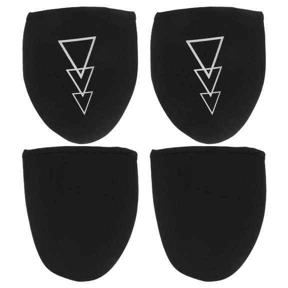 LOLIPPYY 2 Pairs Cycling Shoe Covers - Neoprene Bicycle Shoe Covers Road Bike Overshoes Cold Weather Mountain Road Cycling Gear For Men Women