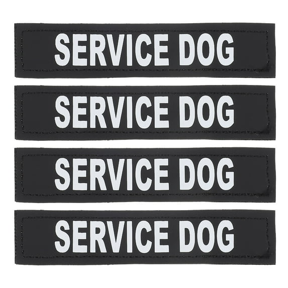 LOLIPPYY 2 Pairs of Reflective Stickers for Pets Dog Vest Stickers Pet Chest Strap Stickers