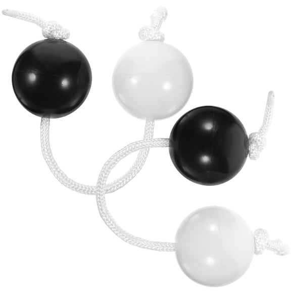 LOLIPPYY Set of 2 African Maracas Shaker Percussion Instruments, Plastic and Iron, White, Design for Professionals