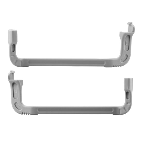 LOLIPPYY 2 Pcs Extended Landing Gear Accessories for Outdoor Drone Use Grey ABS