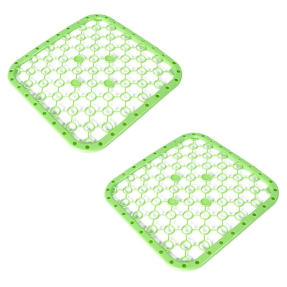 LOLIPPYY 2 Pcs Heat Resistant Dish Drainer Sheet Plastic Non-slip for Kitchen Camping Home Use
