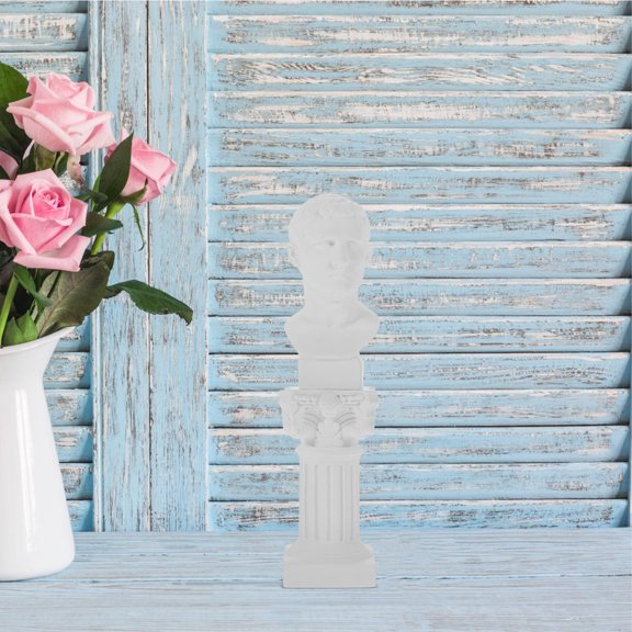 LOLIPPYY 2-Pcs Lightweight Column Figurines Resin for Family Members