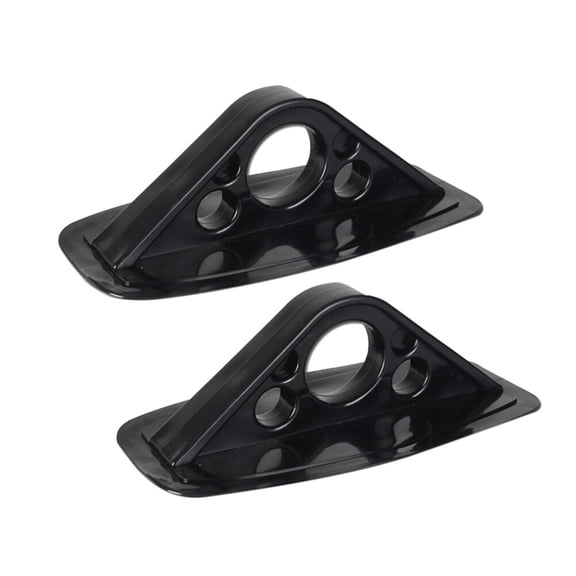 LOLIPPYY 2-Pack Black Mounts for Inflatable Boats, Rectangular Holders to Secure During Water Sports Adventures