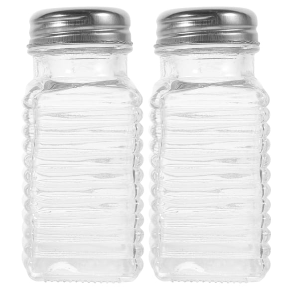 LOLIPPYY 2 Pcs Transparent Pepper Shaker for Spice Dispensing Kitchen