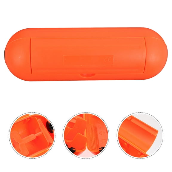 LOLIPPYY 2-Pack Weatherproof Electrical Junction Box with Orange ABS Enclosure, Outdoor Electrical Box for Home Use
