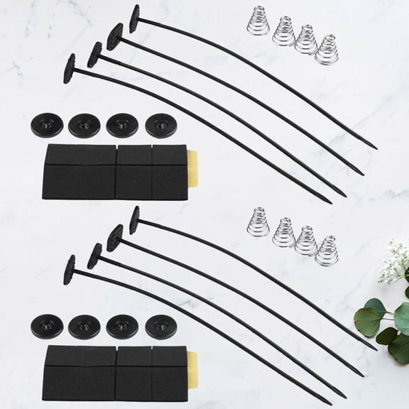 LOLIPPYY 2 Set Car Fan Parts Car Fan Accessory Cooling Plastic Black Universal Vehicle Maintenance