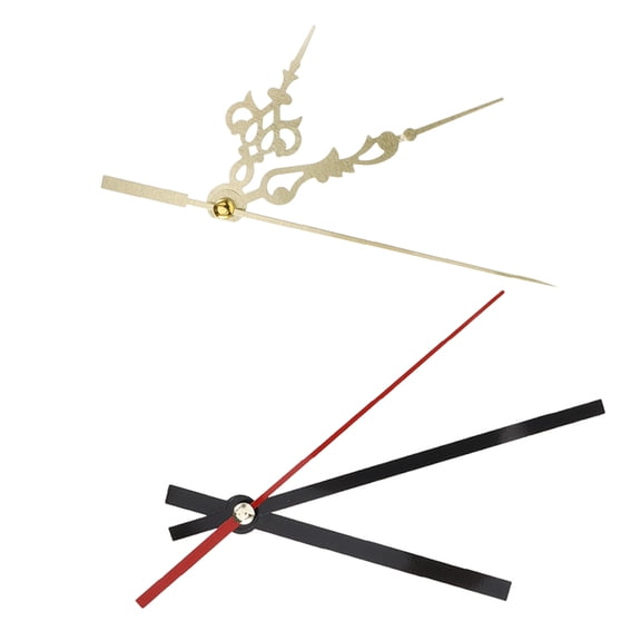LOLIPPYY 2 Sets Metal Wall Clock Hands with Multi Hollow Design for Clock Repair and Clock Making