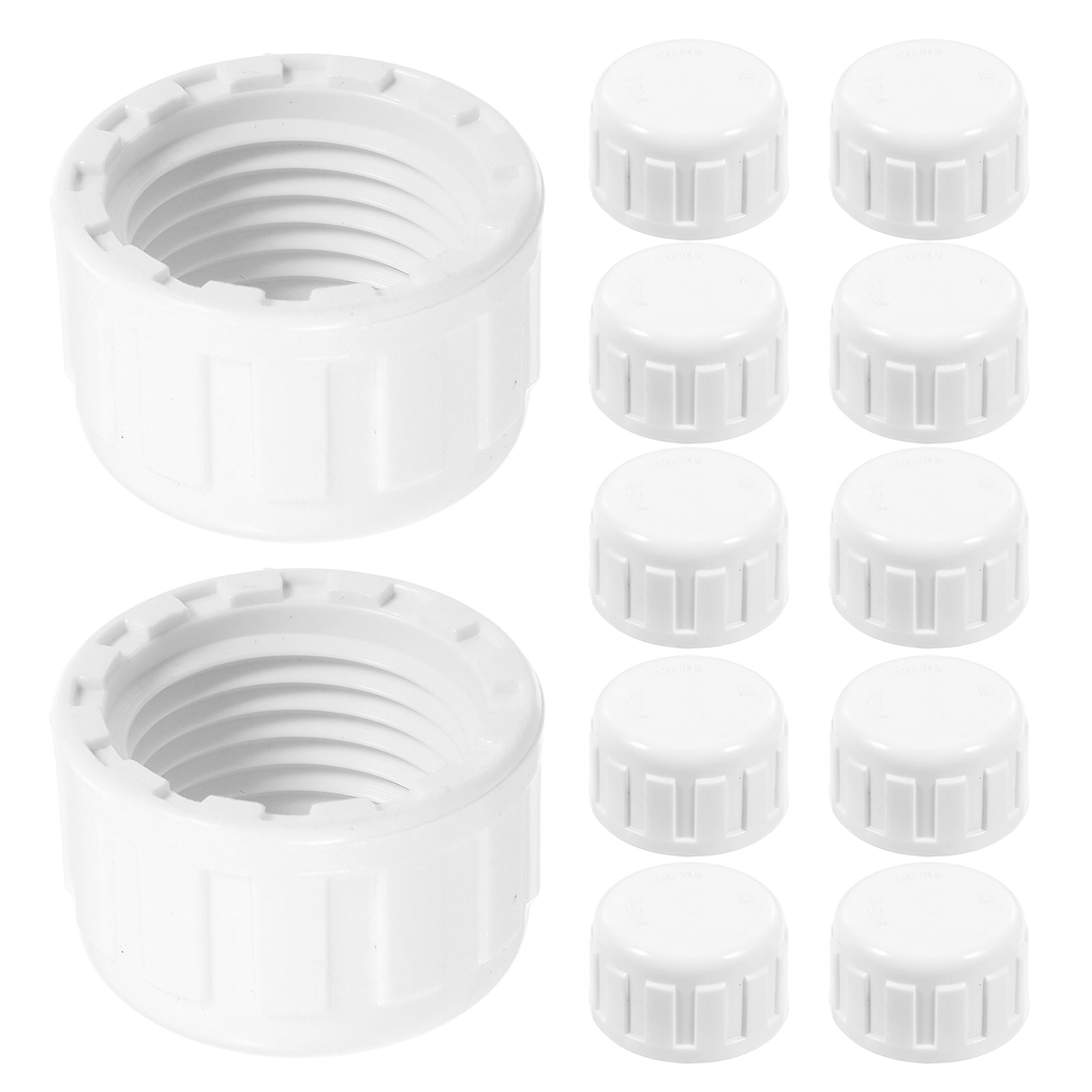 LOLIPPYY 20-Pack Round Hose End Caps for PVC Pipe Connectors, Outdoor ...
