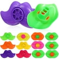 thumbnail image 1 of LOLIPPYY 20 Pcs Lip Shape Whistles Kids Noisemakers Plastic Assorted Color for Fun Gatherings, 1 of 8