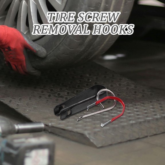 LOLIPPYY 20-Piece Tire Screw Extractor Tool Kit with Tire Cap Removal Hooks for Quick and Easy Vehicle Maintenance