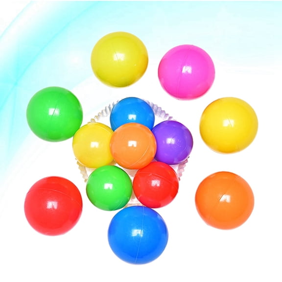 LOLIPPYY 200 Pcs Assorted Color Pool Balls For Kids Party Supplies