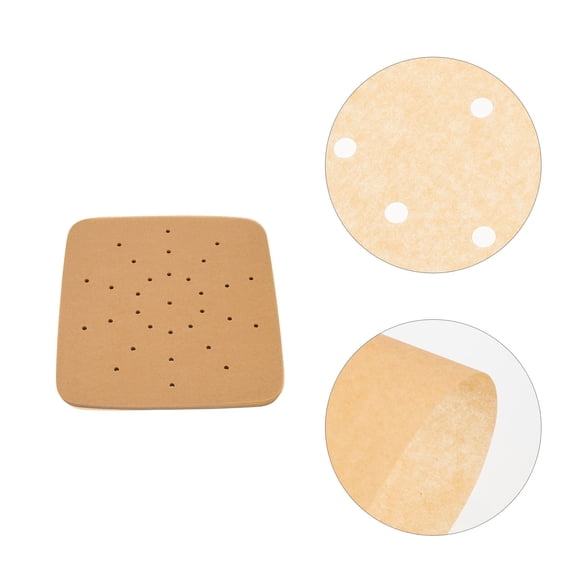LOLIPPYY 200 Sheets of Parchment Paper for Steaming Brown Heat-resistant Food Wrapping Paper for Bakeries