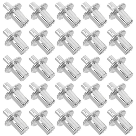 LOLIPPYY 200Pcs Aluminum Expansion Rivets with Dome Head Secure Knock on Rivet Fasteners for Industrial Use
