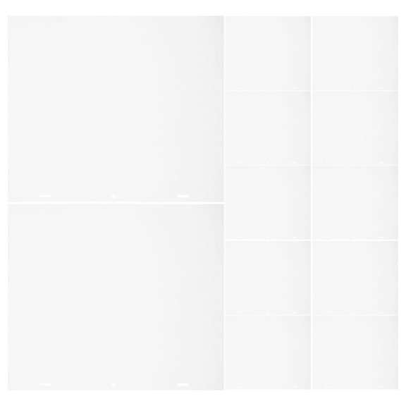 LOLIPPYY 200Pcs Animation Drawing Paper with Holes White Artist Grade Tracing Sheets for Precise Peg Alignment