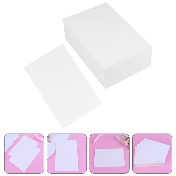 LOLIPPYY 200Pcs Blank Cards for Diy Projects and Creative Writing 5.70x3.73in