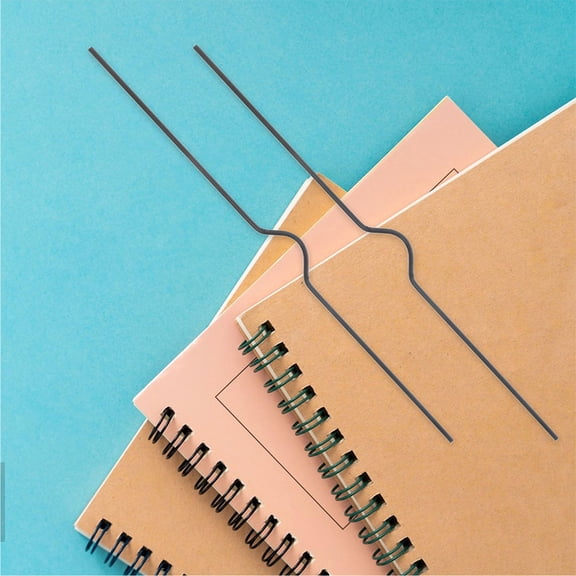 LOLIPPYY 200Pcs Calendar Hook for Wall with Easy Page Flipping and Tool-Free Setup in Black