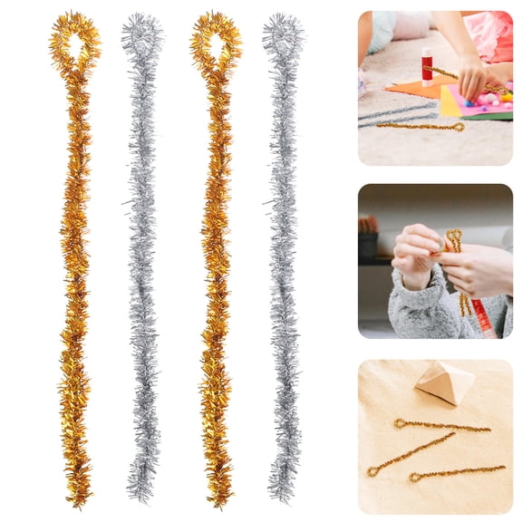 LOLIPPYY 200Pcs Chenille Craft Pipe Cleaners Soft Pipecleaners for Educational Activities