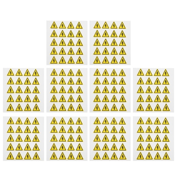 LOLIPPYY 200Pcs Danger Electrical Hazard Stickers Self Adhesive for Meter Boxes and Panels