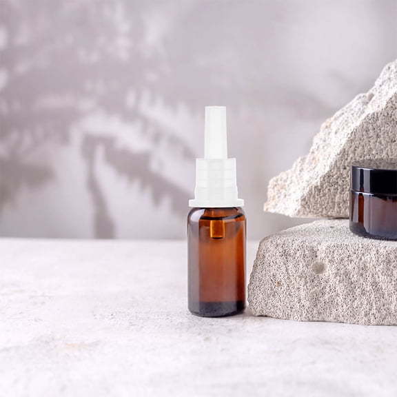 LOLIPPYY 200Pcs Essential Oil Cap Replacement Transparent Plastic Inner Dropper Plug for Precise Dosage