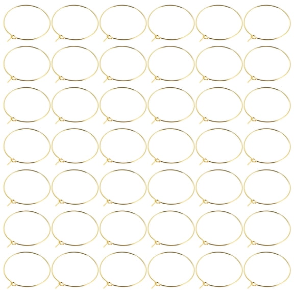 LOLIPPYY 200Pcs Golden Wine Glass Charm Rings Reusable Drink Identifiers for Wedding Party Decorations