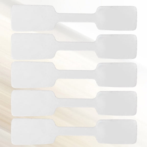 LOLIPPYY 200Pcs Jewelry Price Tags for Rings and Necklaces White Self Adhesive Labels