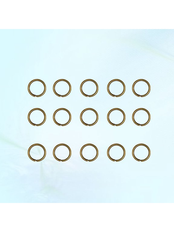 200Pcs Golden Stainless Steel Split Key for Crafts, Projects, and Accessories