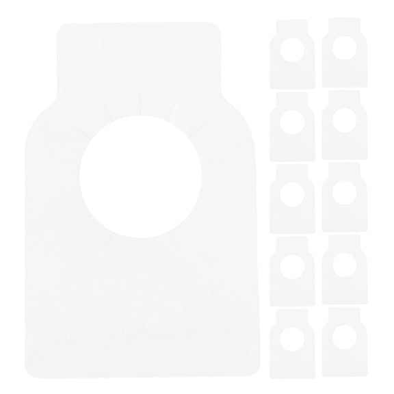 LOLIPPYY 200Pcs Reusable White Paper Wine Bottle Tags Double Side Blank for Cellar and Bottle Labeling