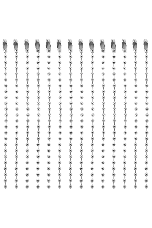 200Pcs Smooth Finish Ball Chain for DIY Keychains and Fashion Accessories