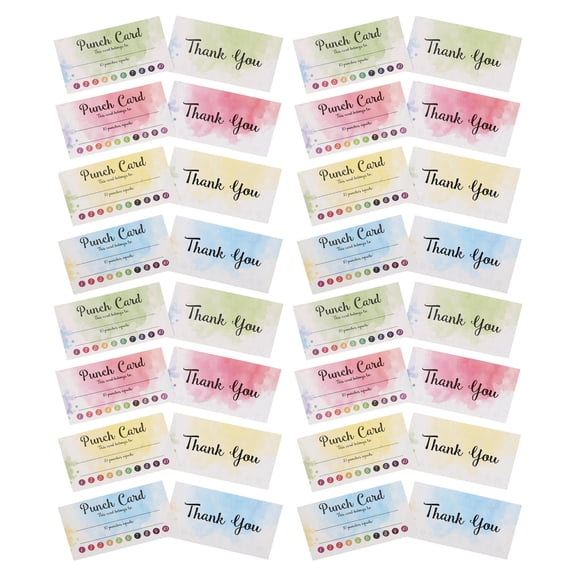 LOLIPPYY 200Pcs Student Reward Punch Cards for Classroom Behavior Incentive and Motivation