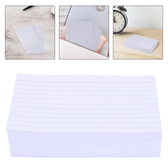 LOLIPPYY 200Pcs Student Study Cards Portable Multi Color Note Pads for Exam Preparation