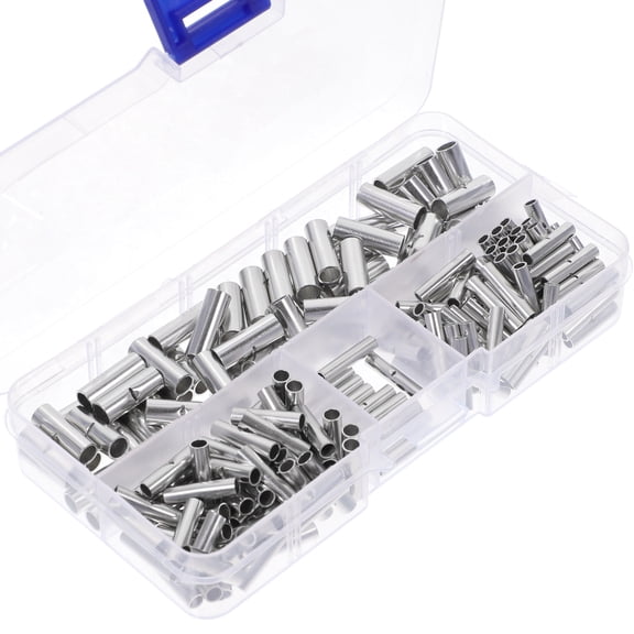 LOLIPPYY 200Pcs Waterproof Wire Splice Connector Kit Plated Silver for Automotive and Marine Electrical Use