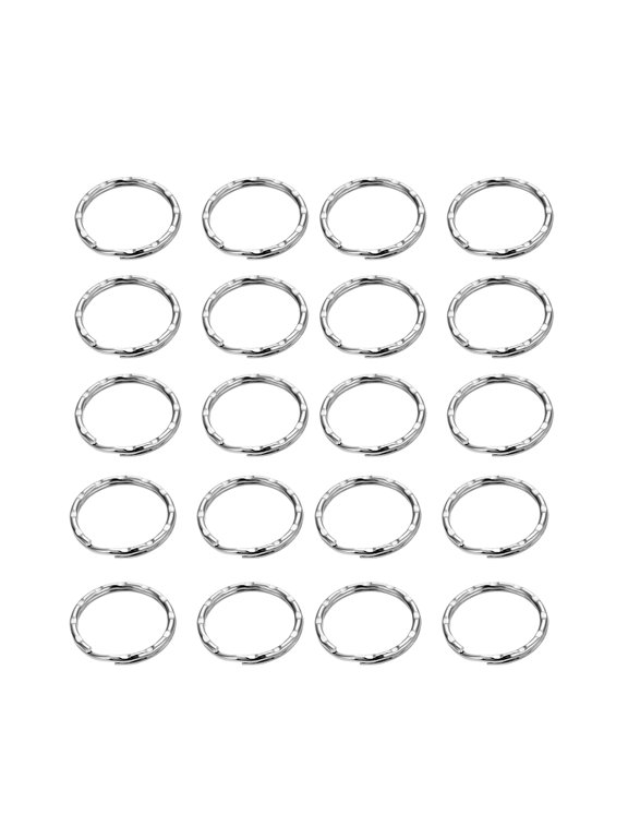 200pcs Metal Split Keys for Crafting, Projects, Keychains, and Accessories - Key Holders