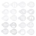 thumbnail image 1 of LOLIPPYY 20PCS Birthday Blessing Coffee Stencils Coffee Art Stencils Coffee Accessories, 1 of 6