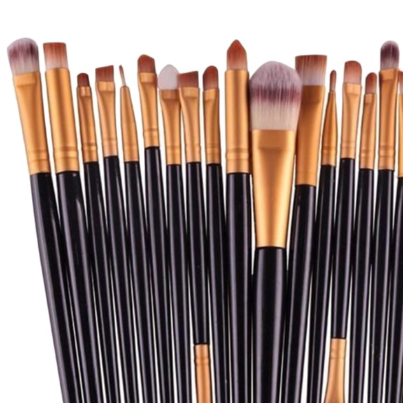 LOLIPPYY 20PCS Makeup Brush Set for Daily Use with Professional Use and Goat Hair