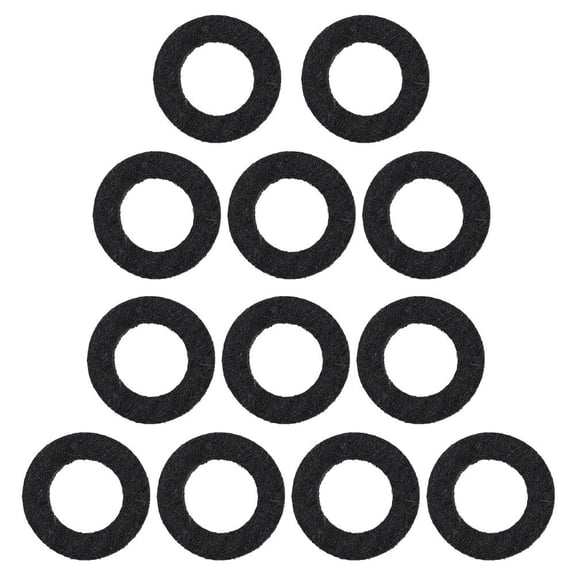 LOLIPPYY 20Pack Instrument Parts and Accessories Felt Trumpet Pads Black Easy Installation