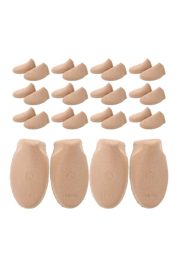 20 Pairs Breathable Paper Pulp Shoe Trees for Boots and Sneakers, Shoe Shape Support Inserts to Maintain Fit