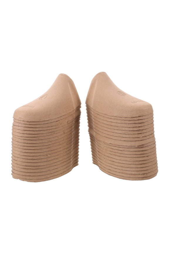 20 Pairs Paper Pulp Shoe Tree Inserts Unisex Boot Form for Shoe Care and Home Storage Organizer