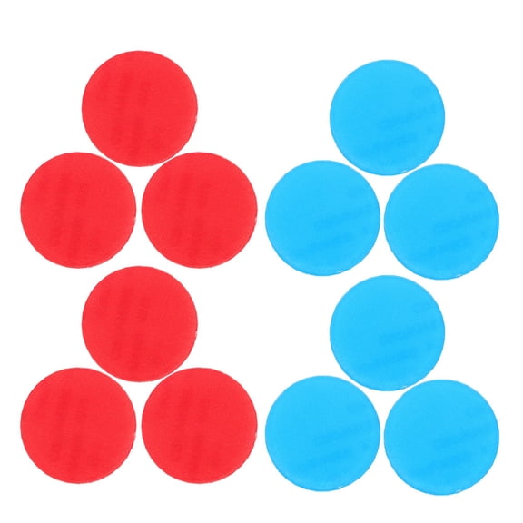 LOLIPPYY 20Pcs Acrylic Hot and Cold Water Indicator Stickers Waterproof Faucet Label for Office and Hotel