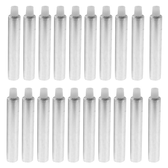 LOLIPPYY 20Pcs Aluminum Tubes for Oil Paint with High Seal Effectiveness for Acrylics Gouache and Watercolor Storage
