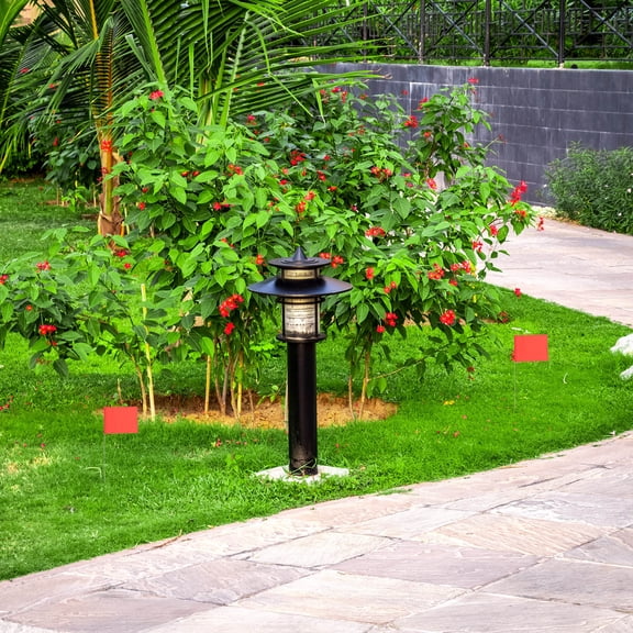 LOLIPPYY 20Pcs Assorted Color Irrigation Marker Flags for Lawn and Garden with High Visibility and Steel Wire Support