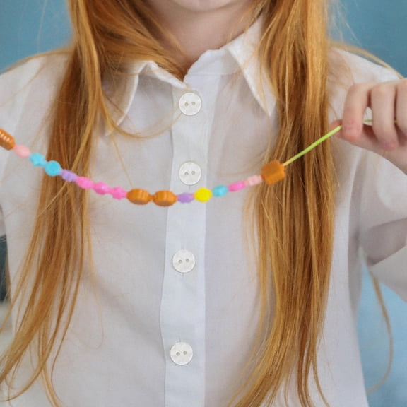 LOLIPPYY 20Pcs Beige Knitting Buttons for Sweaters and Cardigans with Flower Pattern