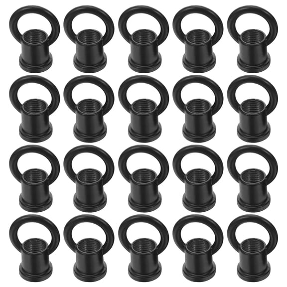 LOLIPPYY 20pcs Iron Ceiling Hook Black M10 for Hanging Light Fixtures