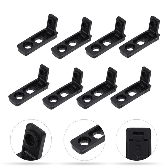 LOLIPPYY 20Pcs Black Lighter Pad Rubber Liners for Protecting Fluid Evaporation and Safety