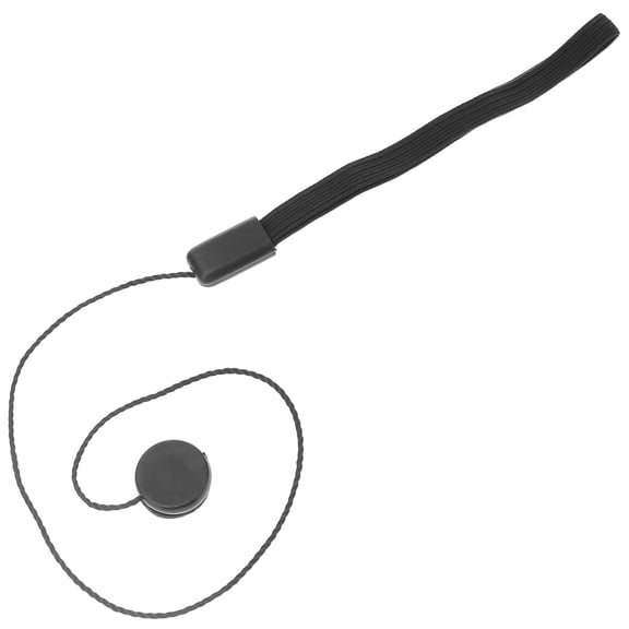LOLIPPYY Black Lens Caps Keeper, ABS Elastic Rope, Easy Install, Secure Hold, for Camera