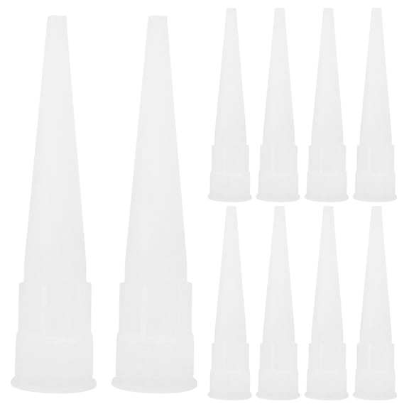 LOLIPPYY 20Pcs Caulking Finisher Tool Kit White Nozzle Applicators Practical and Reliable