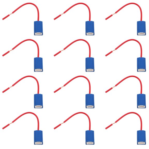 LOLIPPYY 20Pcs Ceramic Headlight Plug Adapter for Automotive Wiring with Easy Installation Features