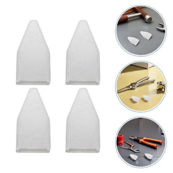 LOLIPPYY 20Pcs Clear Plastic Diagonal Plier Jaw Guards Protectors for Tool Longevity and Safety