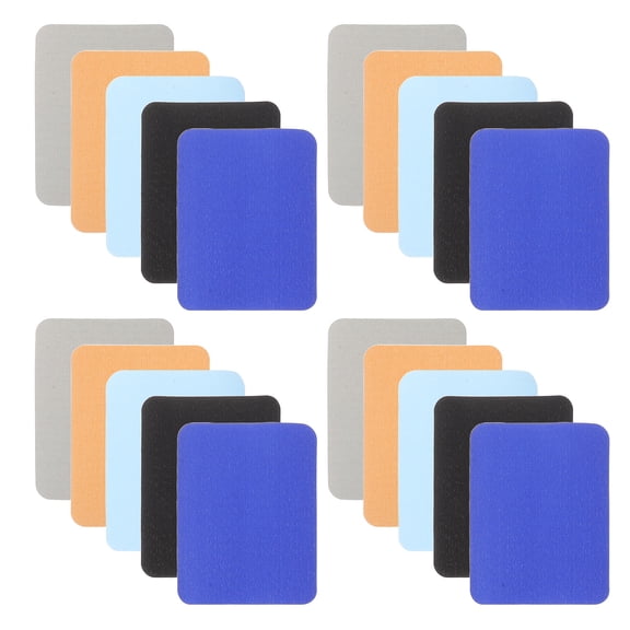 LOLIPPYY 20Pcs Clothing Repair Iron on Patches with Strong Adhesive Backing for Jeans and Jackets