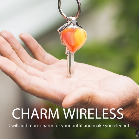 LOLIPPYY 20Pcs Durable Heart Shaped Jewelry Charms with Loop for DIY Earring Necklace Bracelet